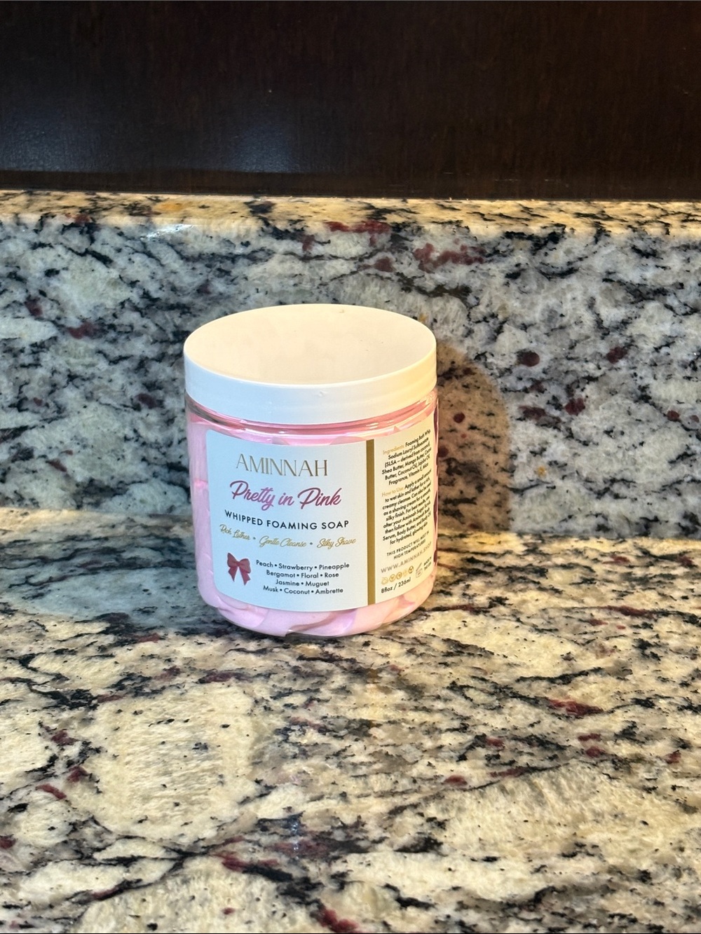 Aminnah Pretty In Pink Whipped Soap